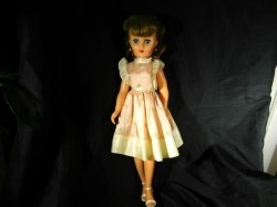 19'' 14R HI FASHION ORIGINAL HIGH HEEL 50S VINYL DOLL DRESS HOSE  SHOES